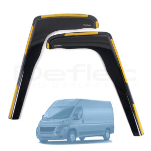 Citroen Relay 2006 Onwards Deflec Smoked Wind Deflectors (2pc)