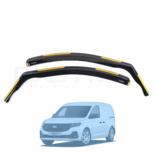 Ford Transit Connect 2020 Onwards Deflec Smoked Wind Deflectors (2pc)