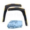 Renault Trafic 2001-2014 Deflec Smoked Wind Deflectors (2pc)