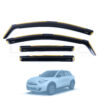 Fiat 600 2023 Onwards Deflec Smoked Wind Deflectors (5 Door) (4 pc)