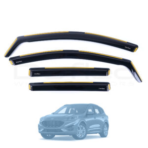 Ford Kuga 2020 Onwards Deflec Smoked Wind Deflectors (5 Door) (4 pc)