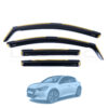 Peugeot 208 2019 Onwards Deflec Smoked Wind Deflectors (5 Door) (4 pc)