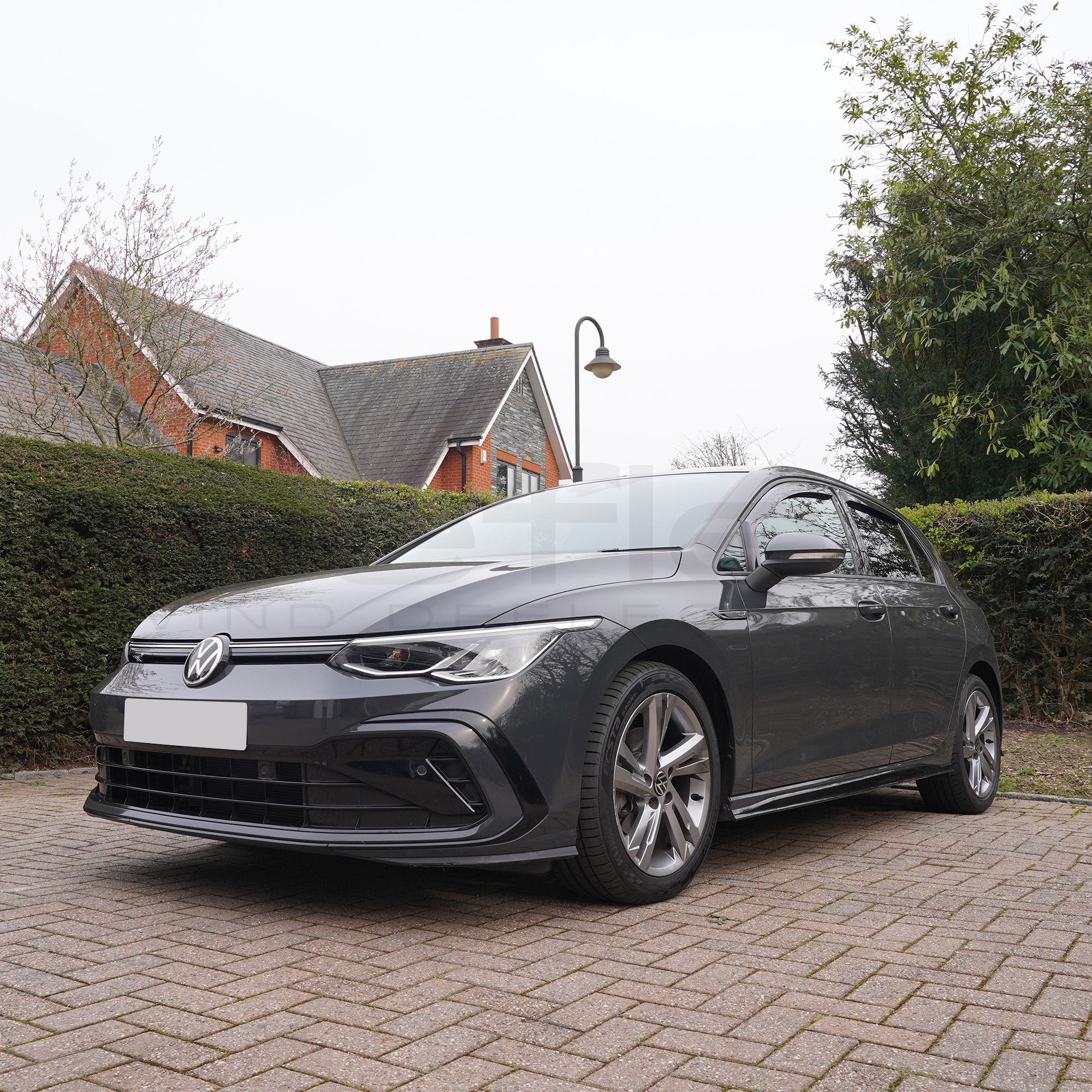 VW Golf Mk8 2021 Onwards Deflec Smoked Wind Deflectors (5 Door) (4 pc) - Image 2