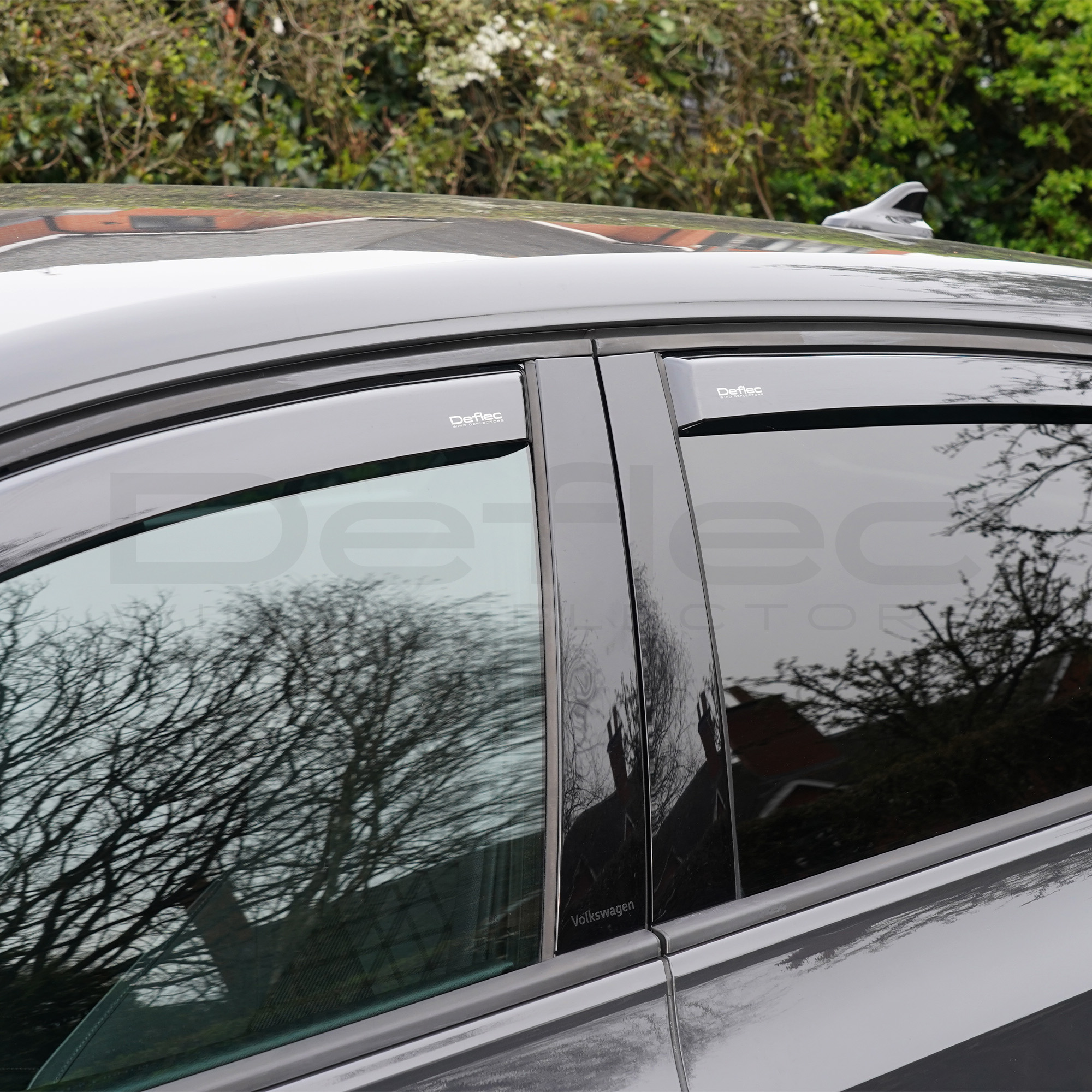 VW Golf Mk8 2021 Onwards Deflec Smoked Wind Deflectors (5 Door) (4 pc) - Image 3