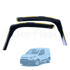 Transit Connect 2014-2020 Deflec Smoked Wind Deflectors (2pc)