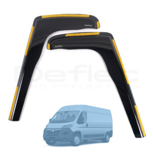 Vauxhall Movano 2021 Onwards Deflec Smoked Wind Deflectors (2pc)