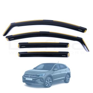 VW Taigo 2022 Onwards Deflec Smoked Wind Deflectors (4pc)